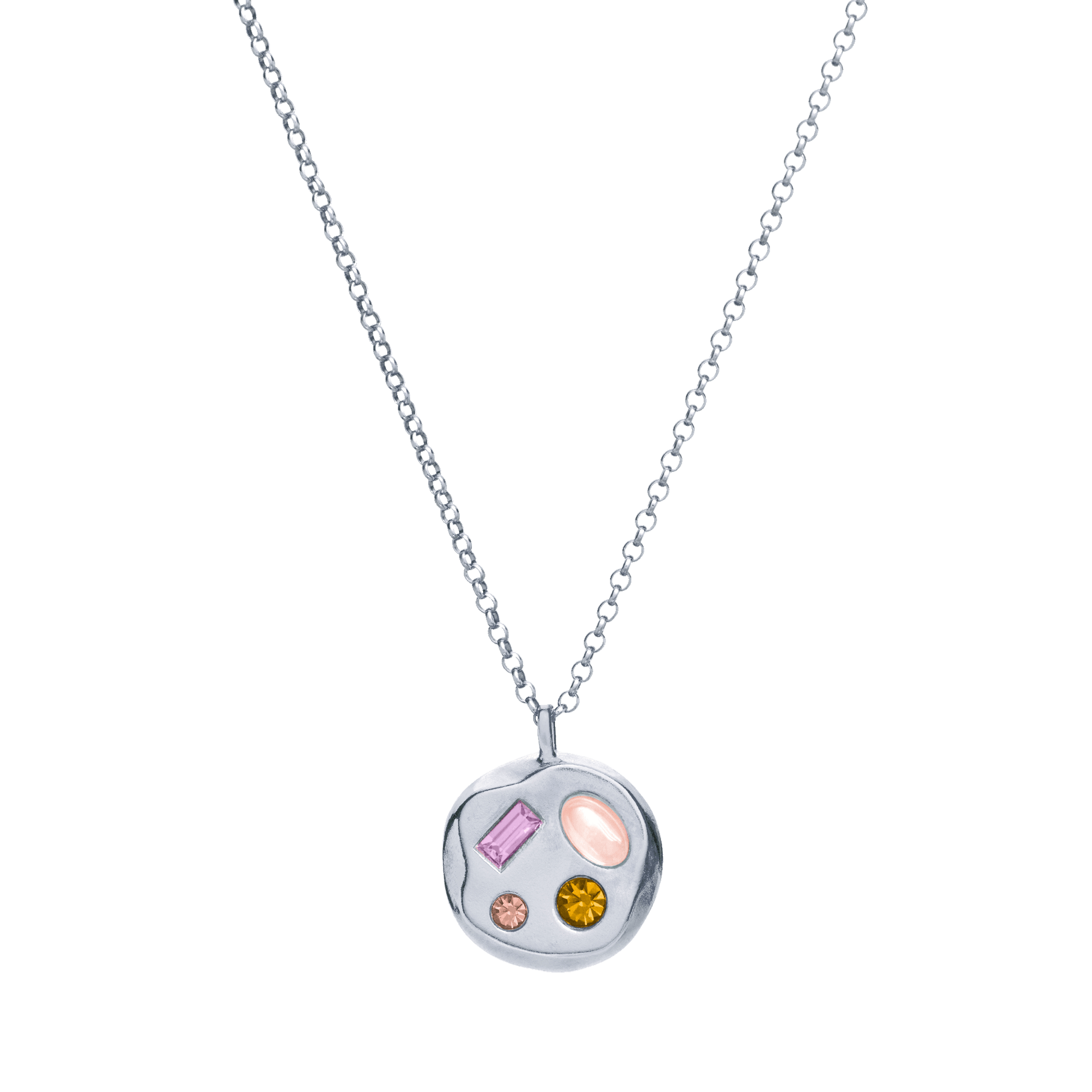 The June Sixteenth Pendant in Sterling Silver