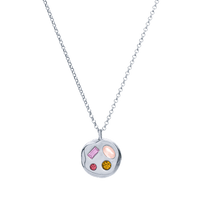 The June Twenty-First Pendant in Sterling Silver