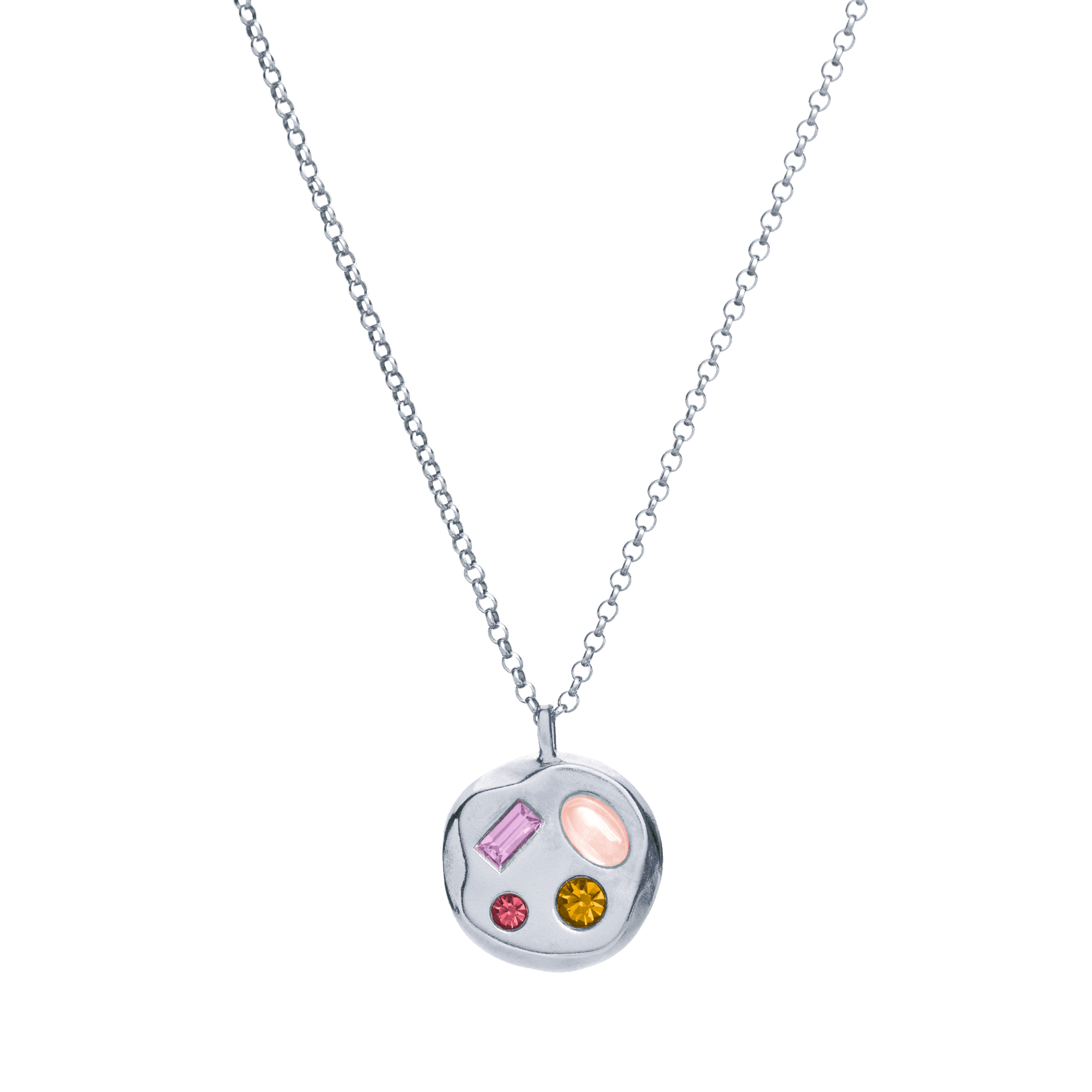 The June Twenty-First Pendant in Sterling Silver