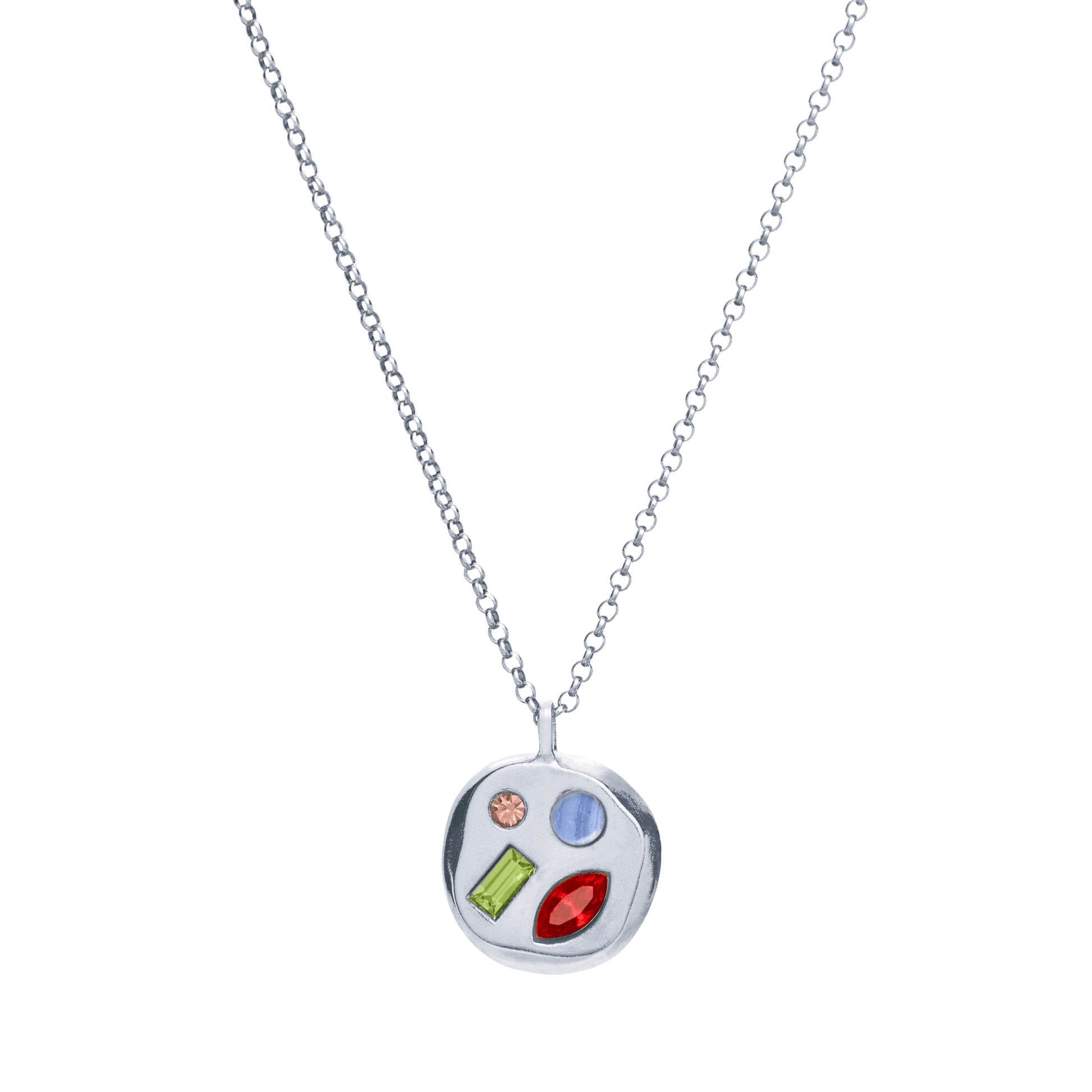 The July Second Pendant in Sterling Silver