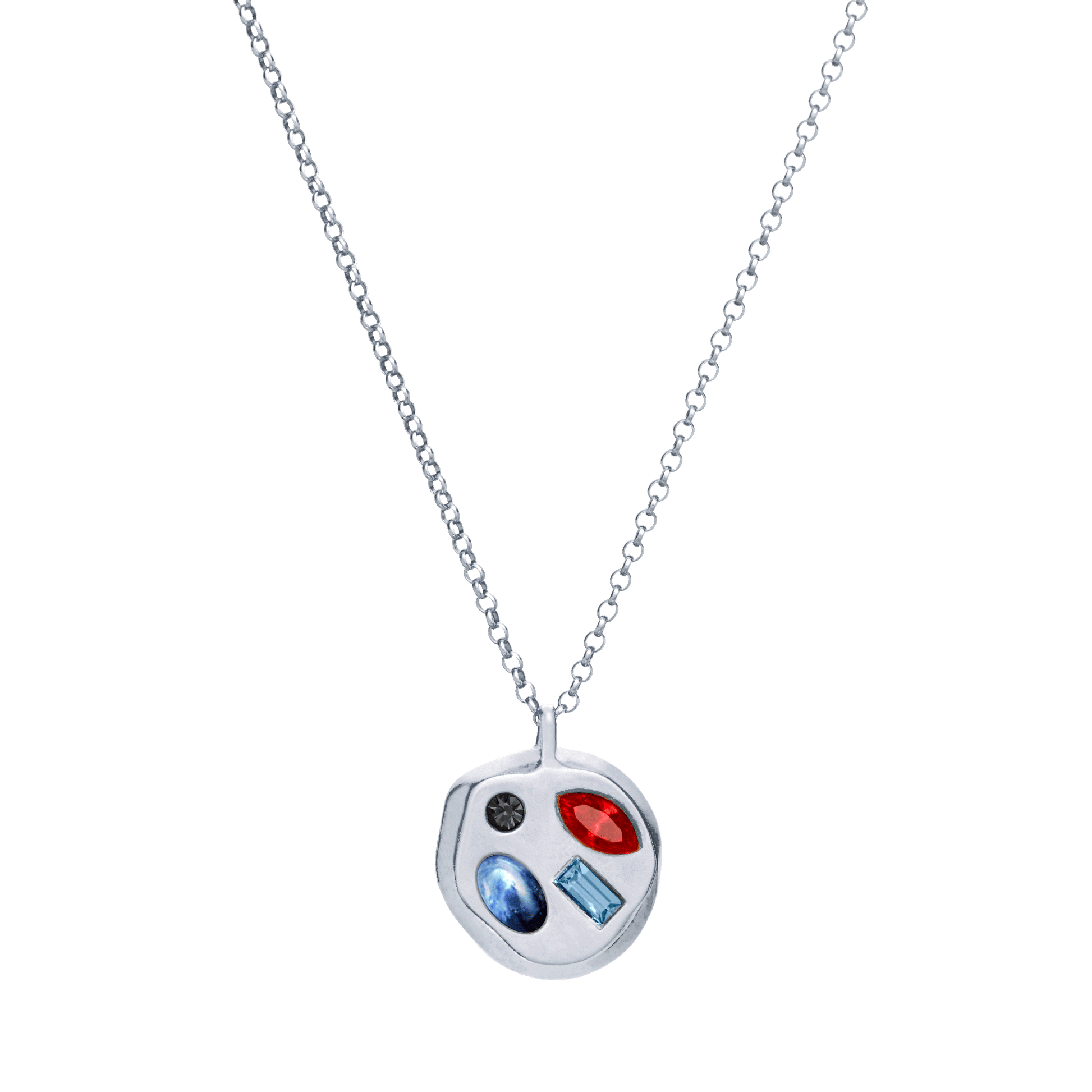 The July Thirteenth Pendant in Sterling Silver