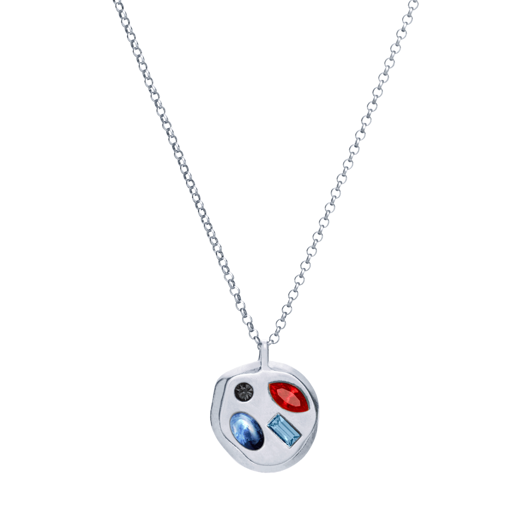 The July Thirteenth Pendant in Sterling Silver