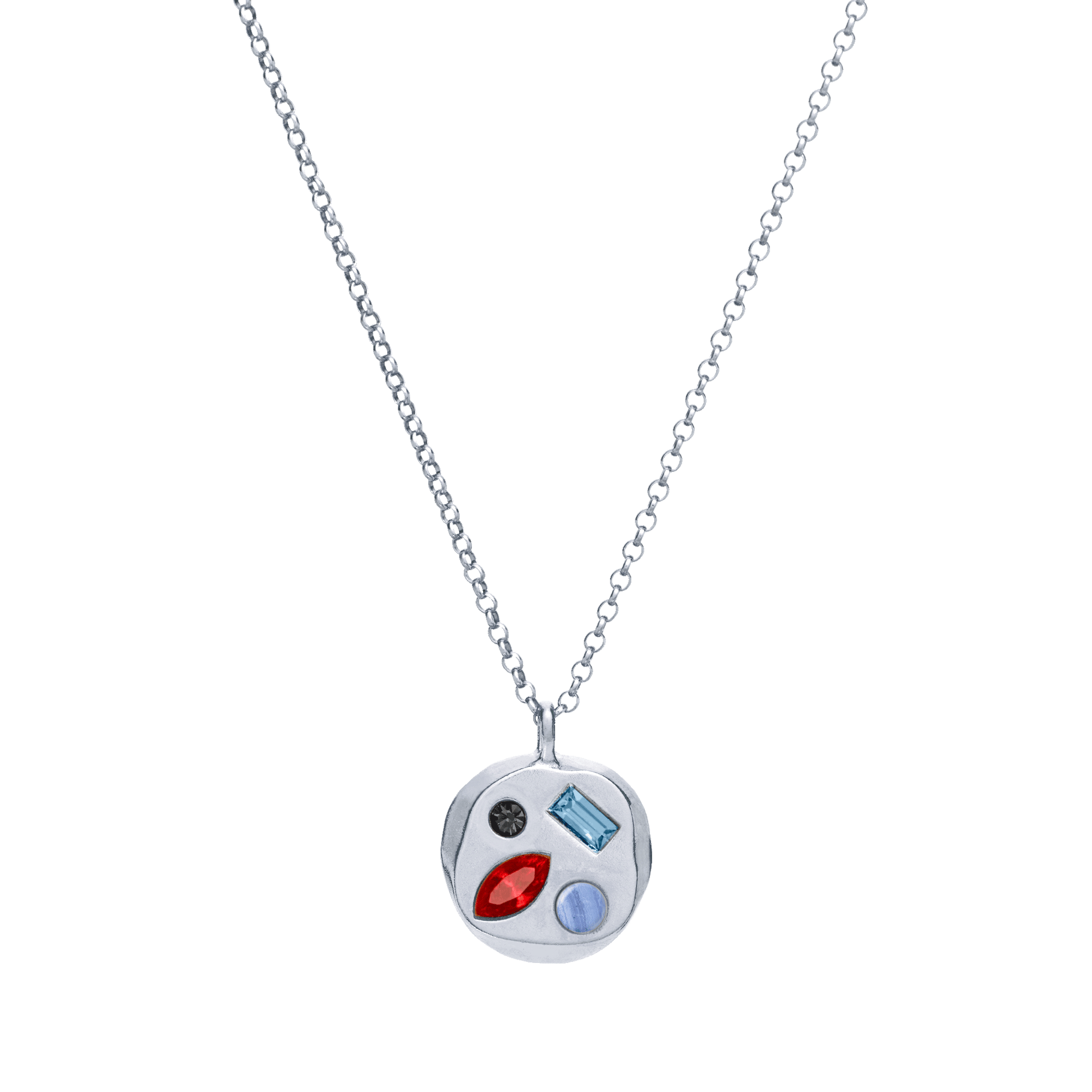 The July Fifteenth Pendant in Sterling Silver