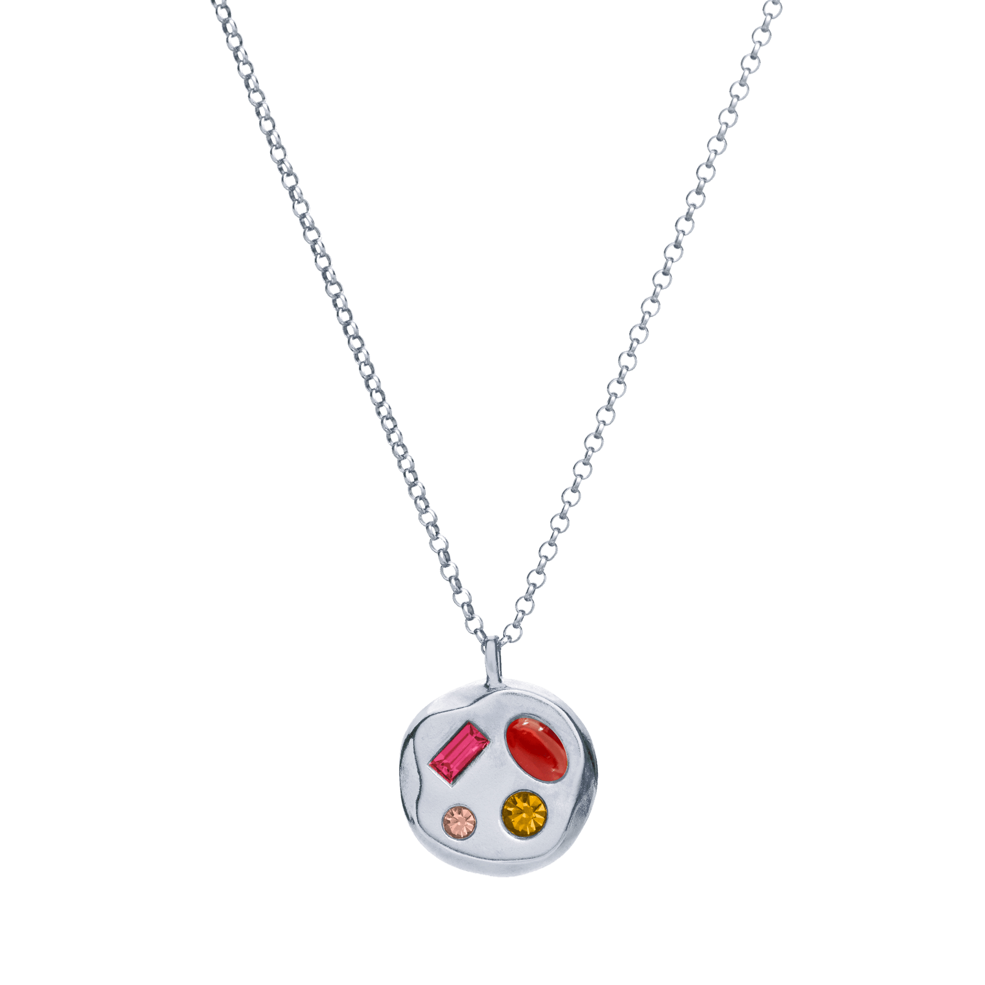 The July Sixteenth Pendant in Sterling Silver