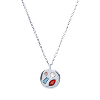 The July Seventeenth Pendant in Sterling Silver