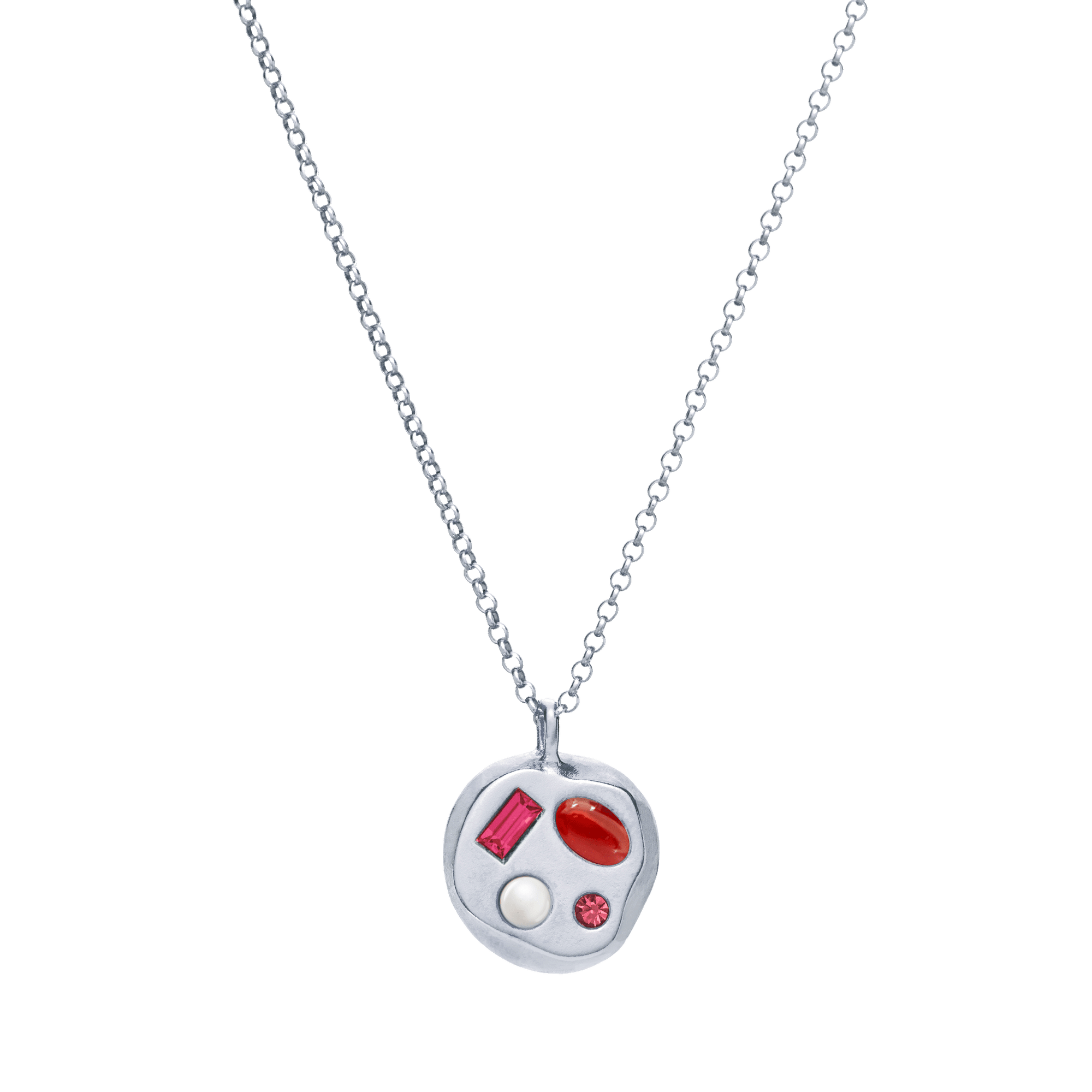 The July Twenty-Fourth Pendant in Sterling Silver