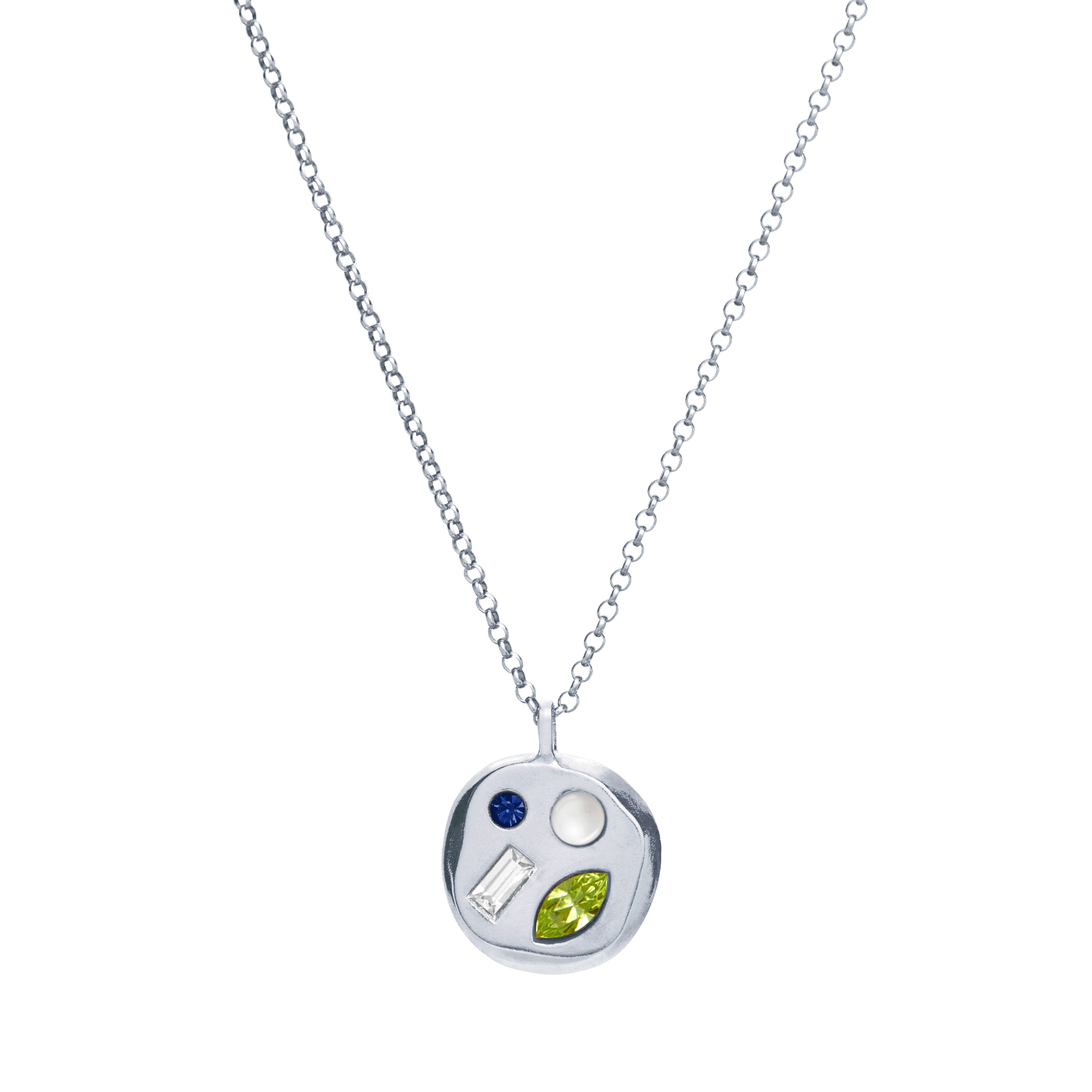The August Second Pendant in Sterling Silver