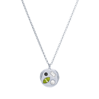 The August Fifth Pendant in Sterling Silver
