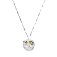 The August Eighth Pendant in Sterling Silver