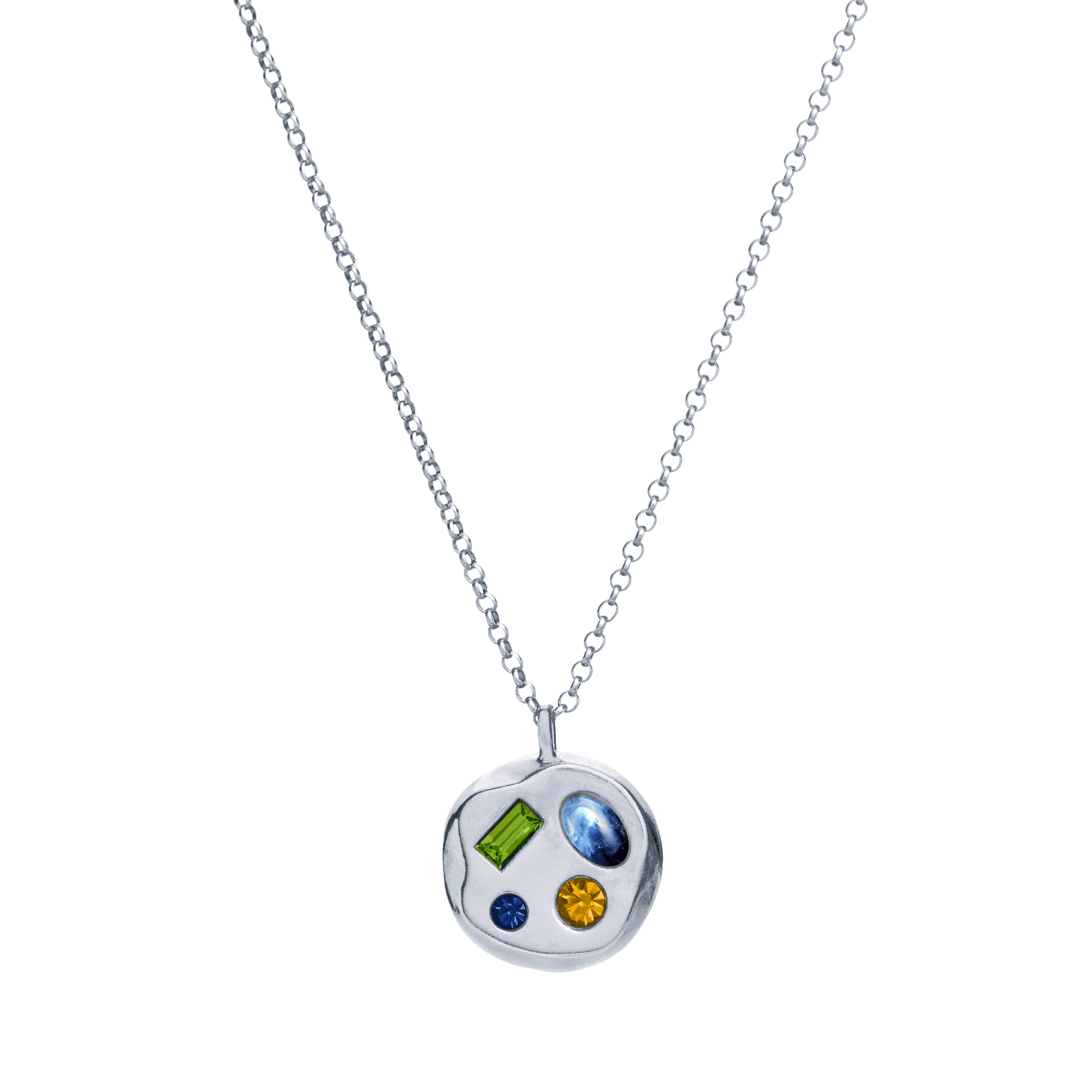 The August Sixteenth Pendant in Sterling Silver