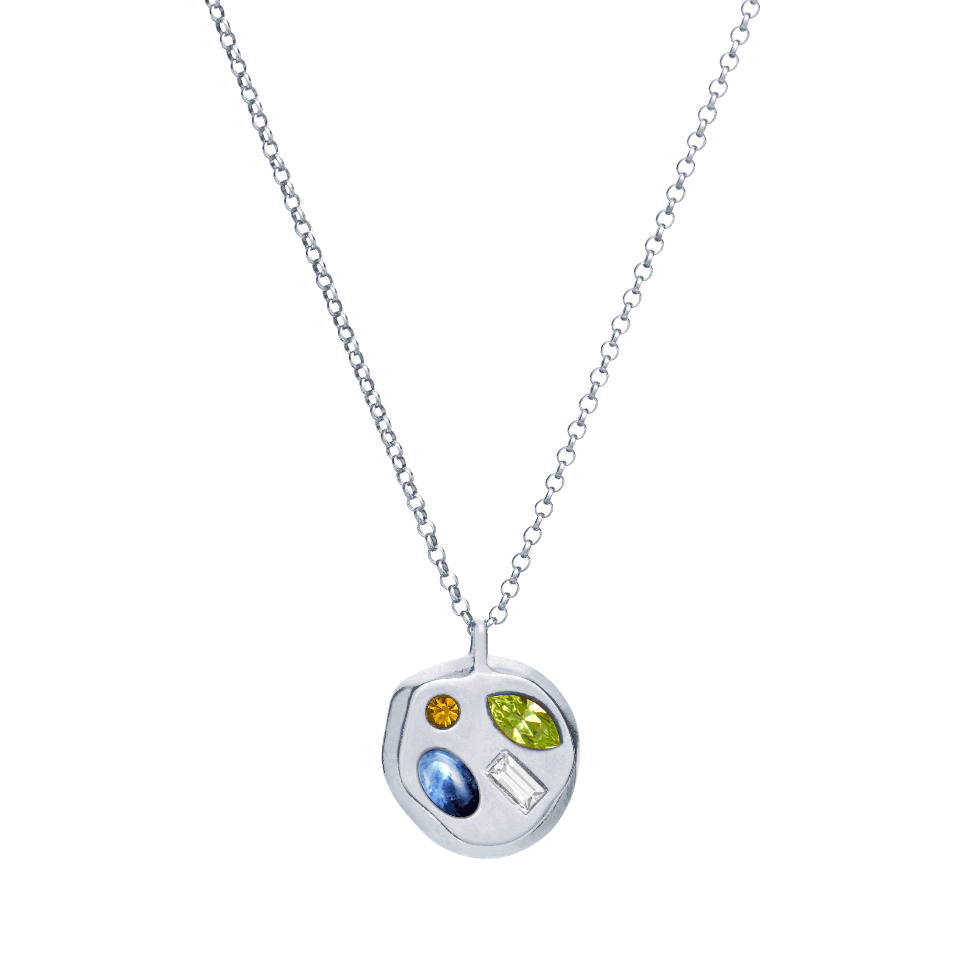 The August Eighteenth Pendant in Sterling Silver