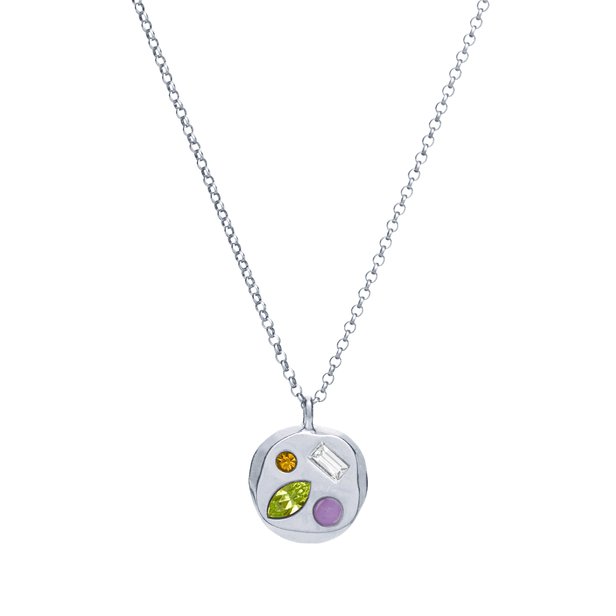 The August Twentieth Pendant in Sterling Silver