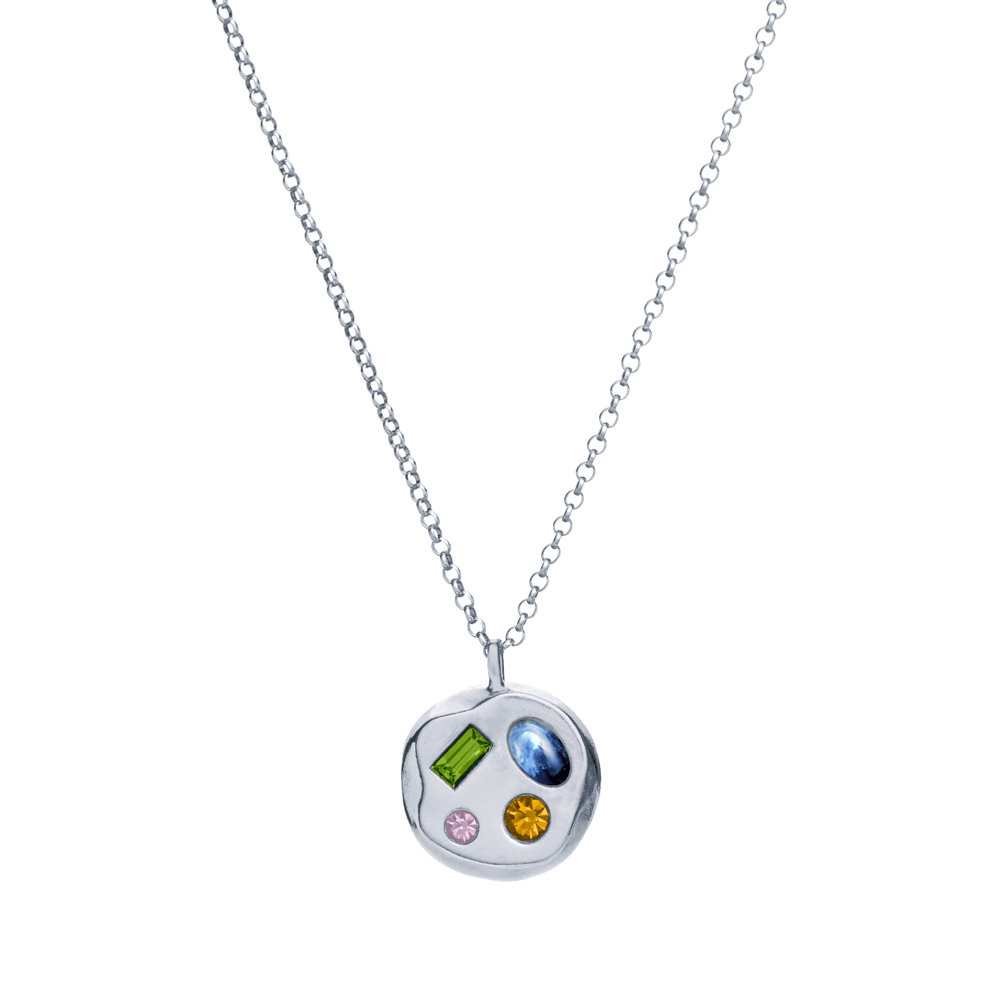 The August Twenty-First Pendant in Sterling Silver