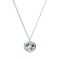 The August Twenty-First Pendant in Sterling Silver