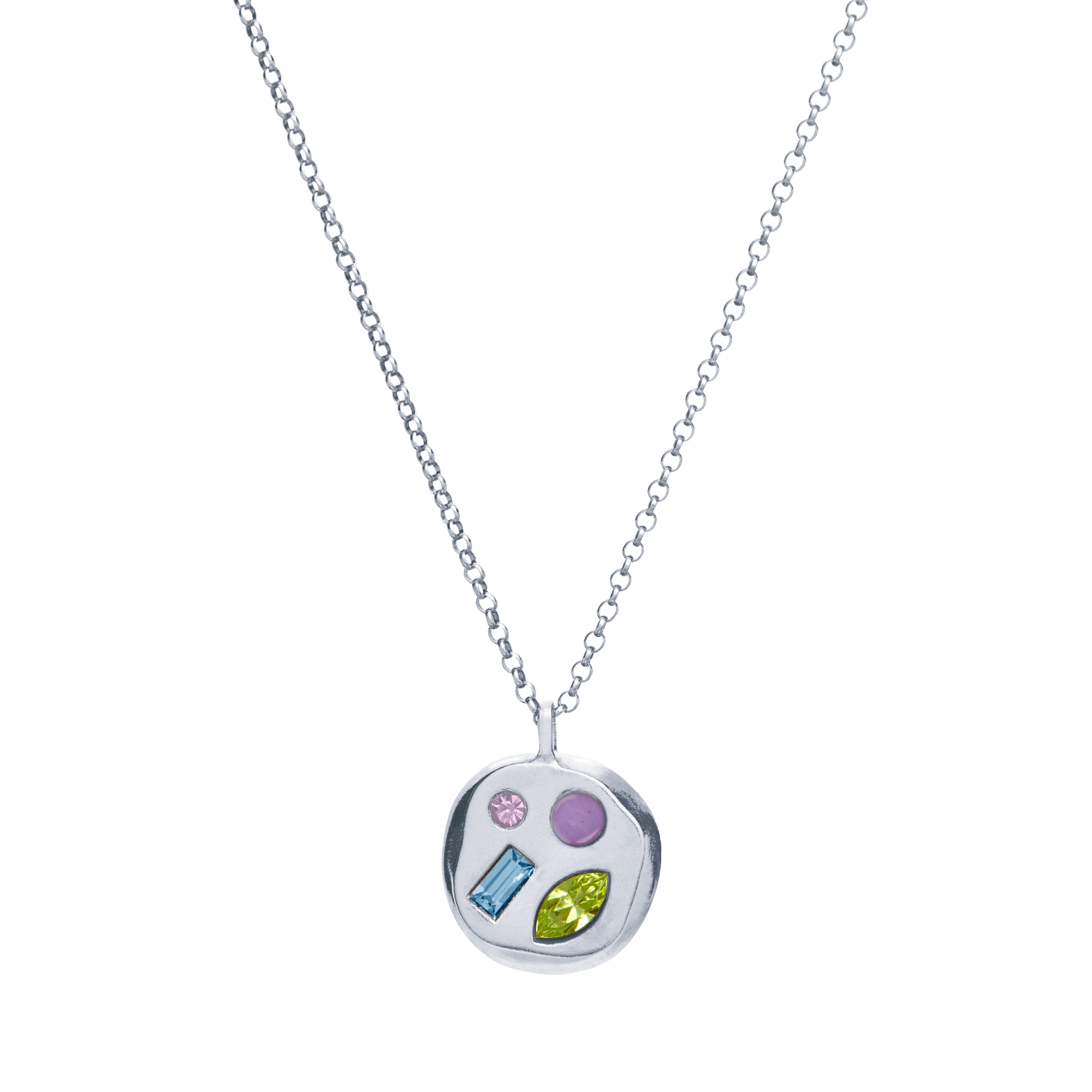 The August Twenty-Second Pendant in Sterling Silver