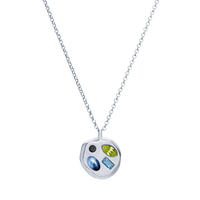 The August Twenty-Eighth Pendant in Sterling Silver