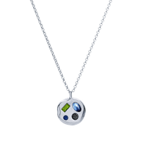The August Thirty-First Pendant in Sterling Silver