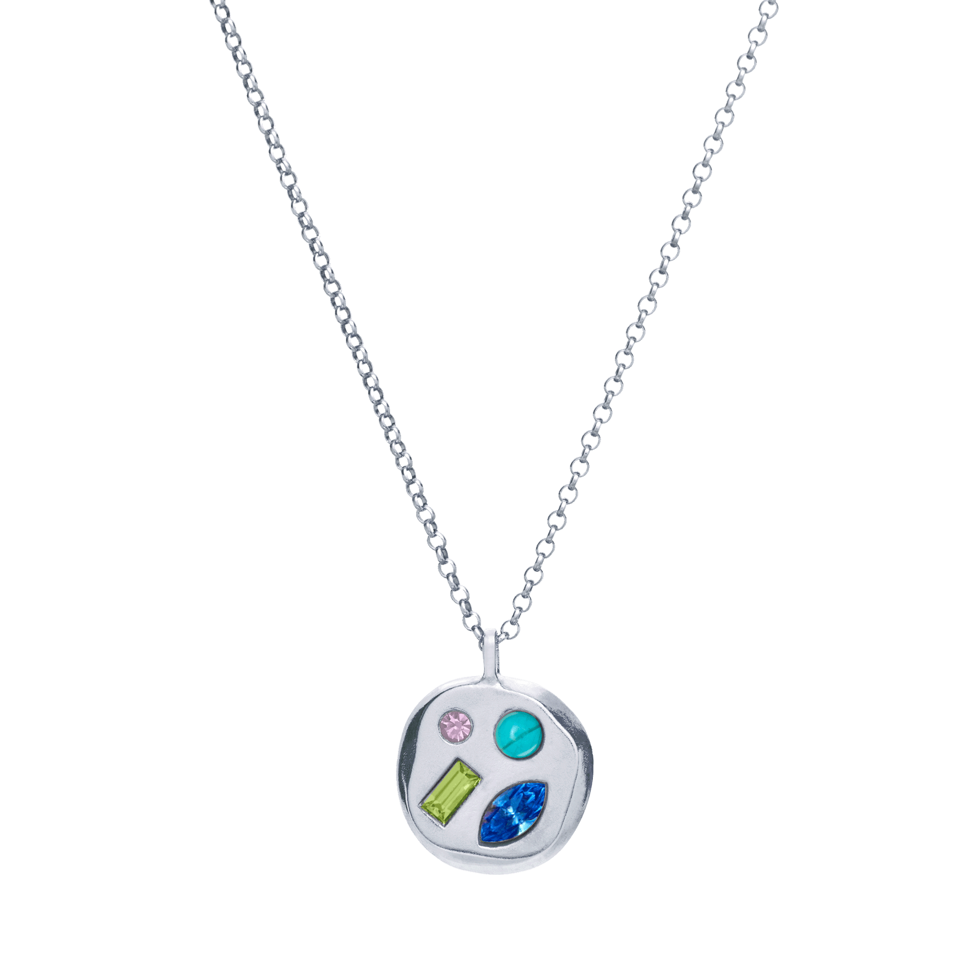 The September Twelfth Pendant in Sterling Silver