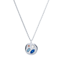 The September Seventeenth Pendant in Sterling Silver