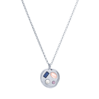The September Nineteenth Pendant in Sterling Silver