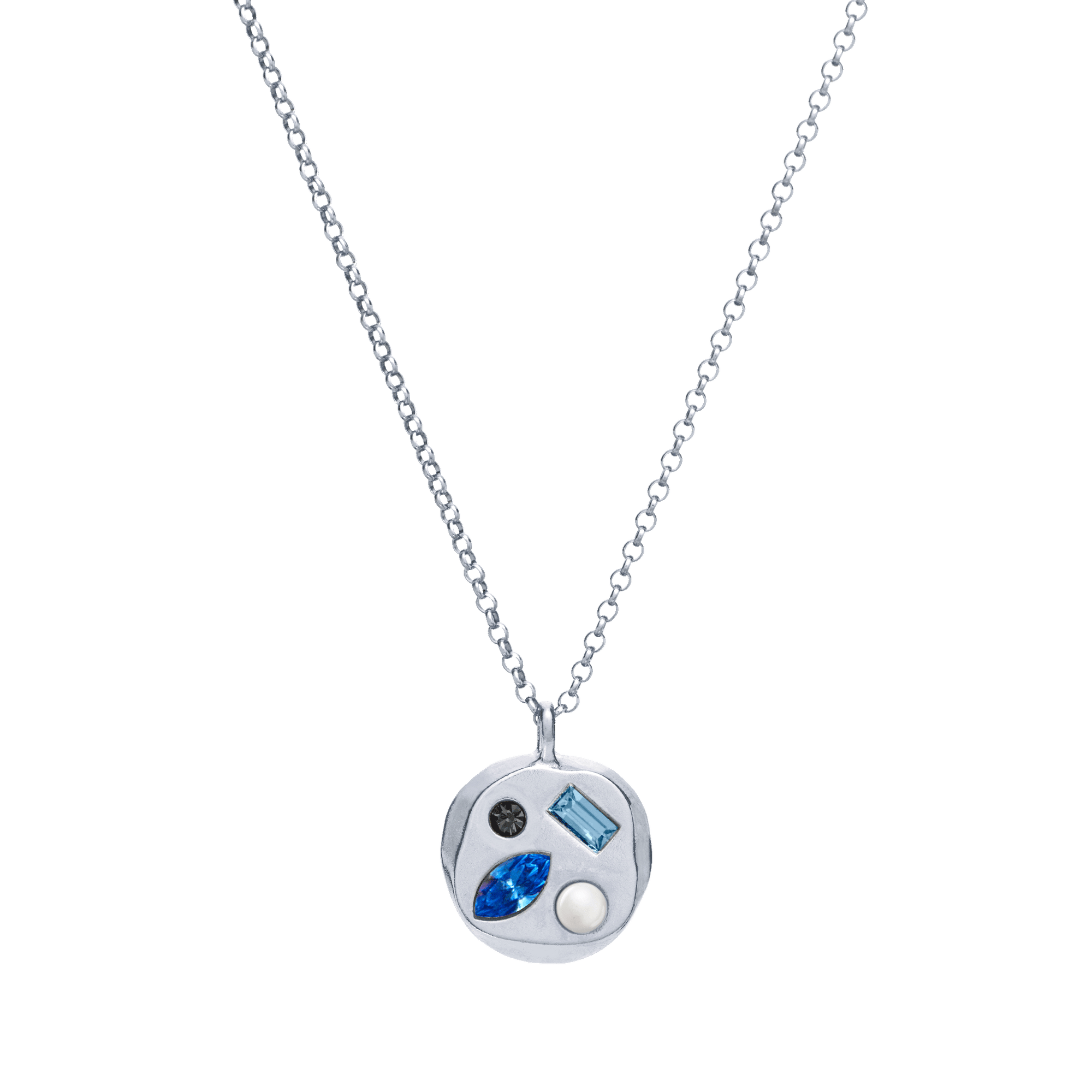 The September Thirtieth Pendant in Sterling Silver