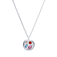 The October Seventeenth Pendant in Sterling Silver
