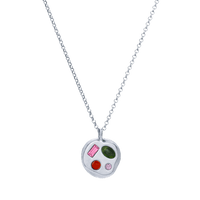 The October Nineteenth Pendant in Sterling Silver
