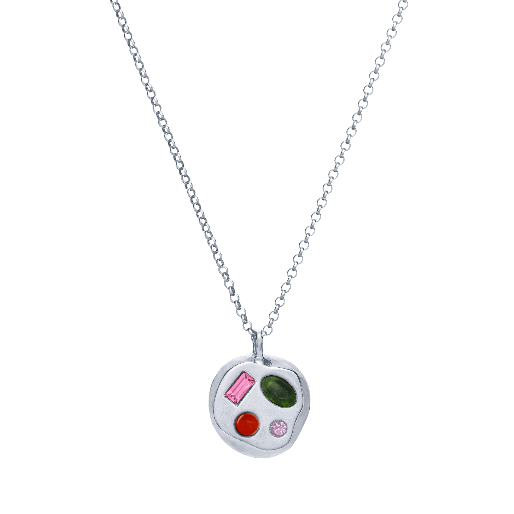 The October Nineteenth Pendant in Sterling Silver
