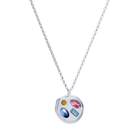 The October Twenty-Third Pendant in Sterling Silver