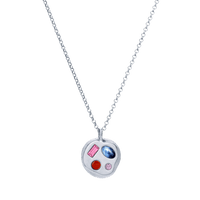 The October Twenty-Fourth Pendant in Sterling Silver