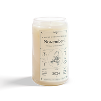 The November First Birthday Candle