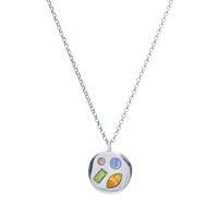The November Twelfth Pendant in Sterling Silver