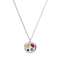 The November Sixteenth Pendant in Sterling Silver