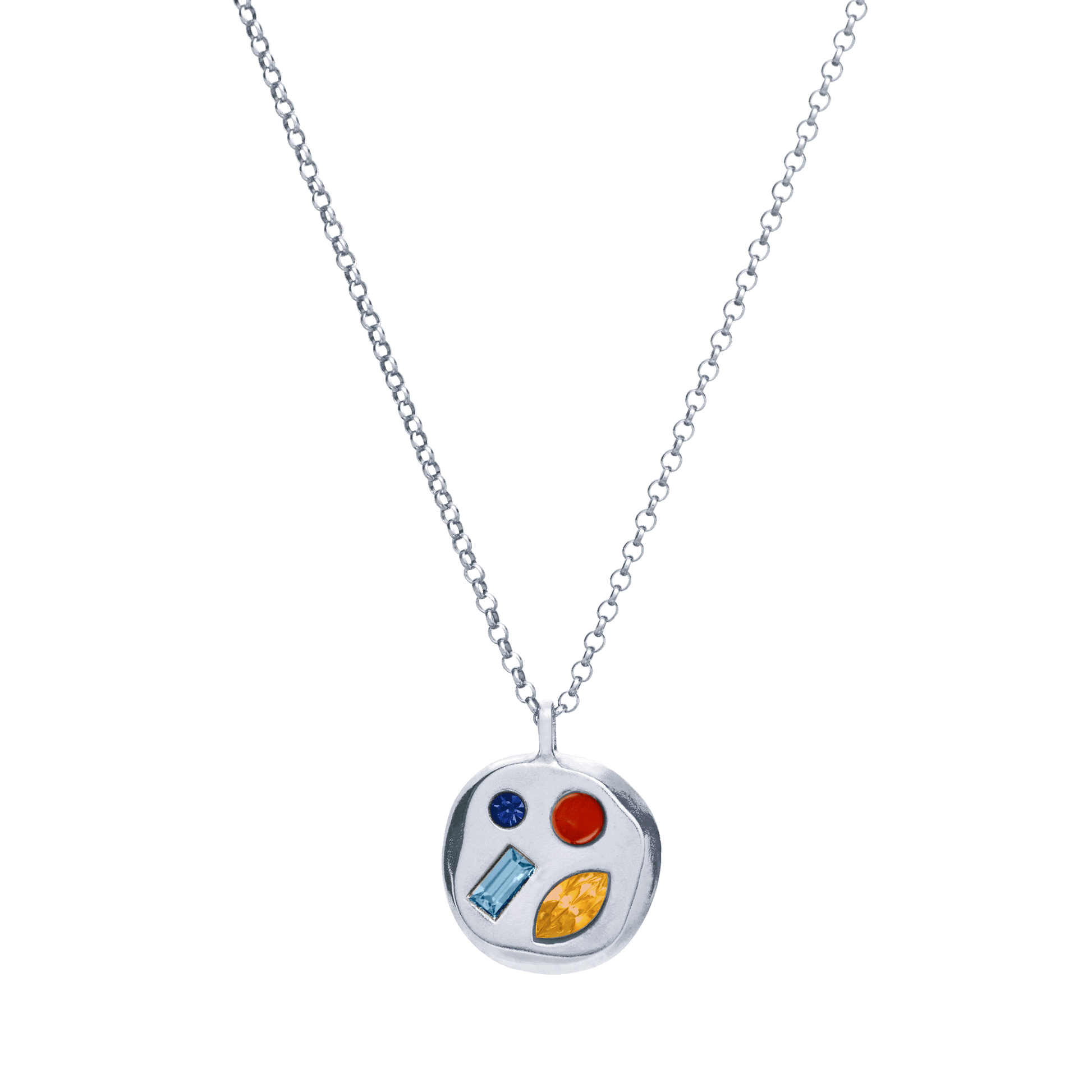 The November Seventeenth Pendant in Sterling Silver