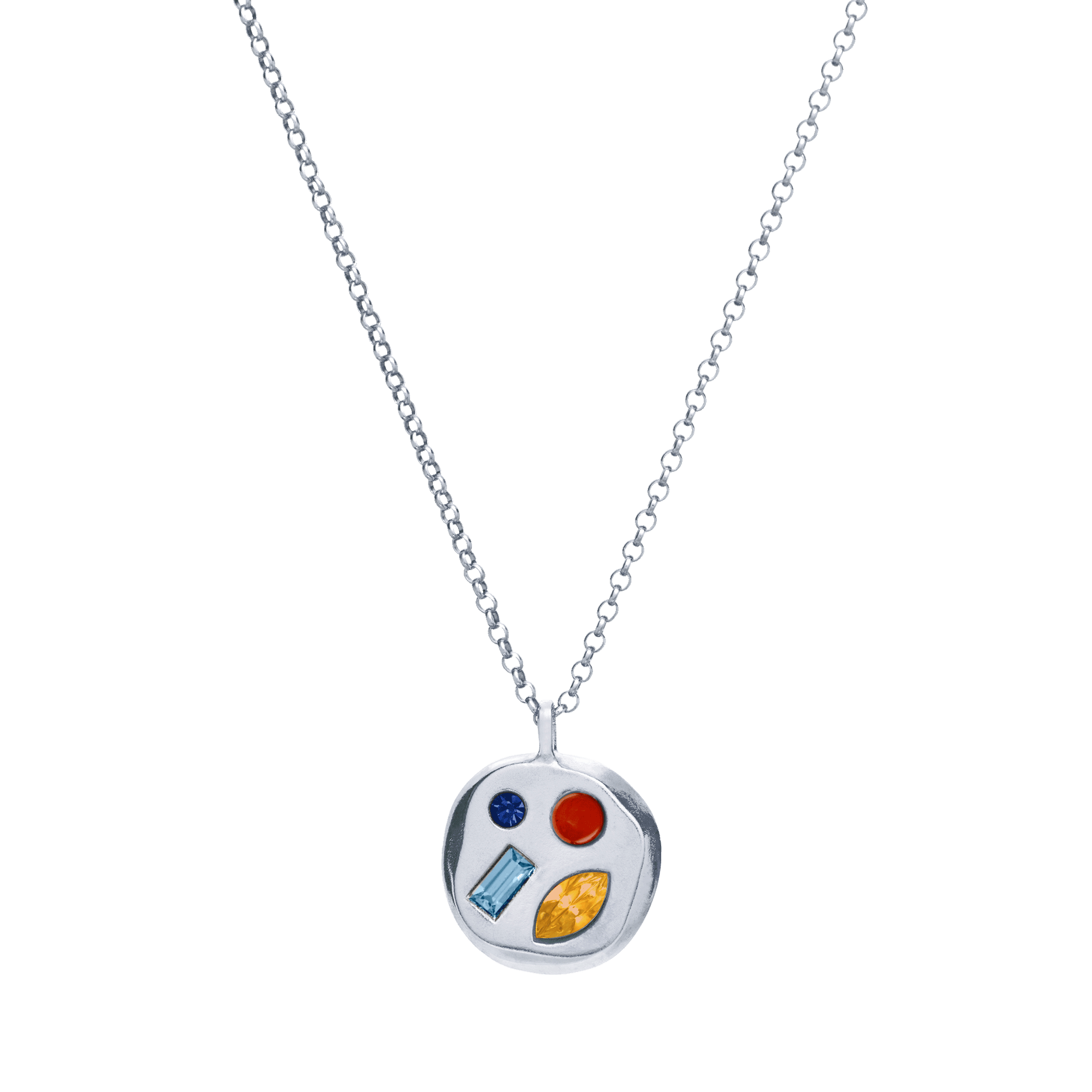The November Seventeenth Pendant in Sterling Silver