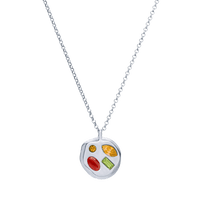 The November Eighteenth Pendant in Sterling Silver