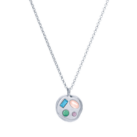 The December Fourth Pendant in Sterling Silver