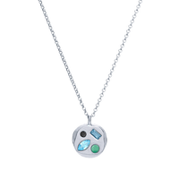 The December Fifteenth Pendant in Sterling Silver