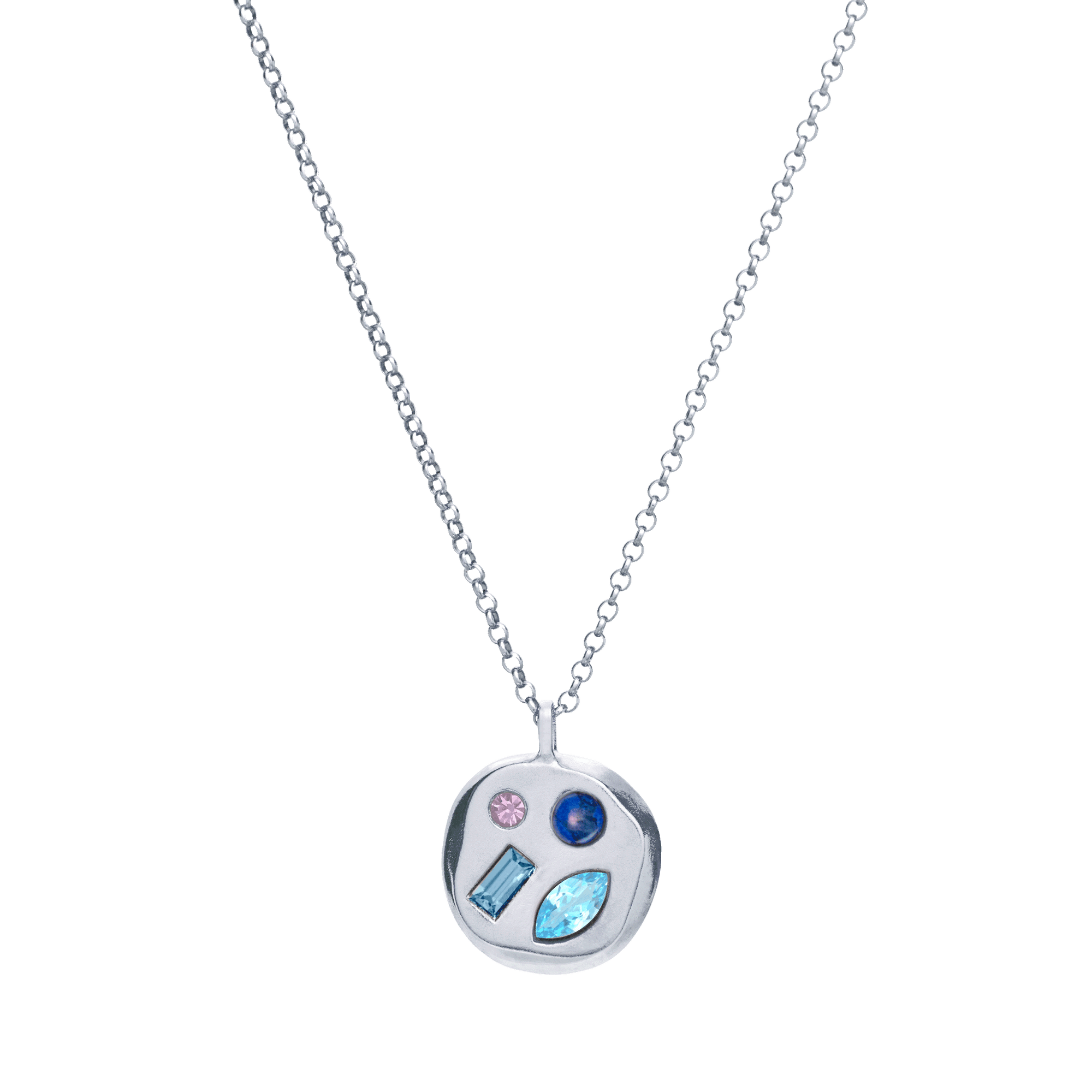 The December Seventeenth Pendant in Sterling Silver