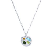 The December Eighteenth Pendant in Sterling Silver