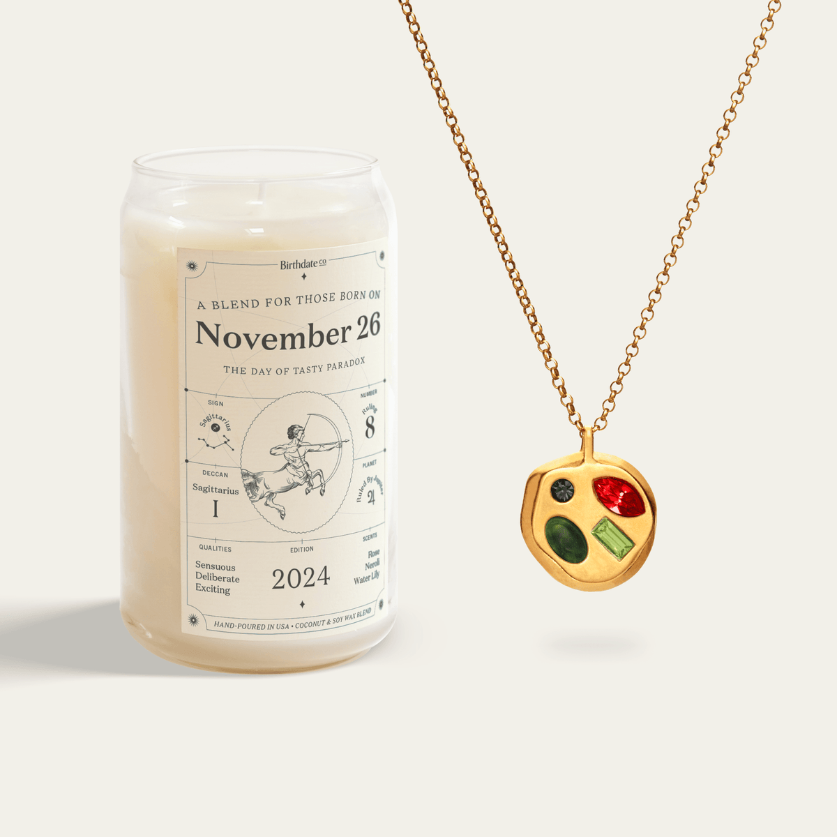 August Birthday Gift Candle Birthdate Co.