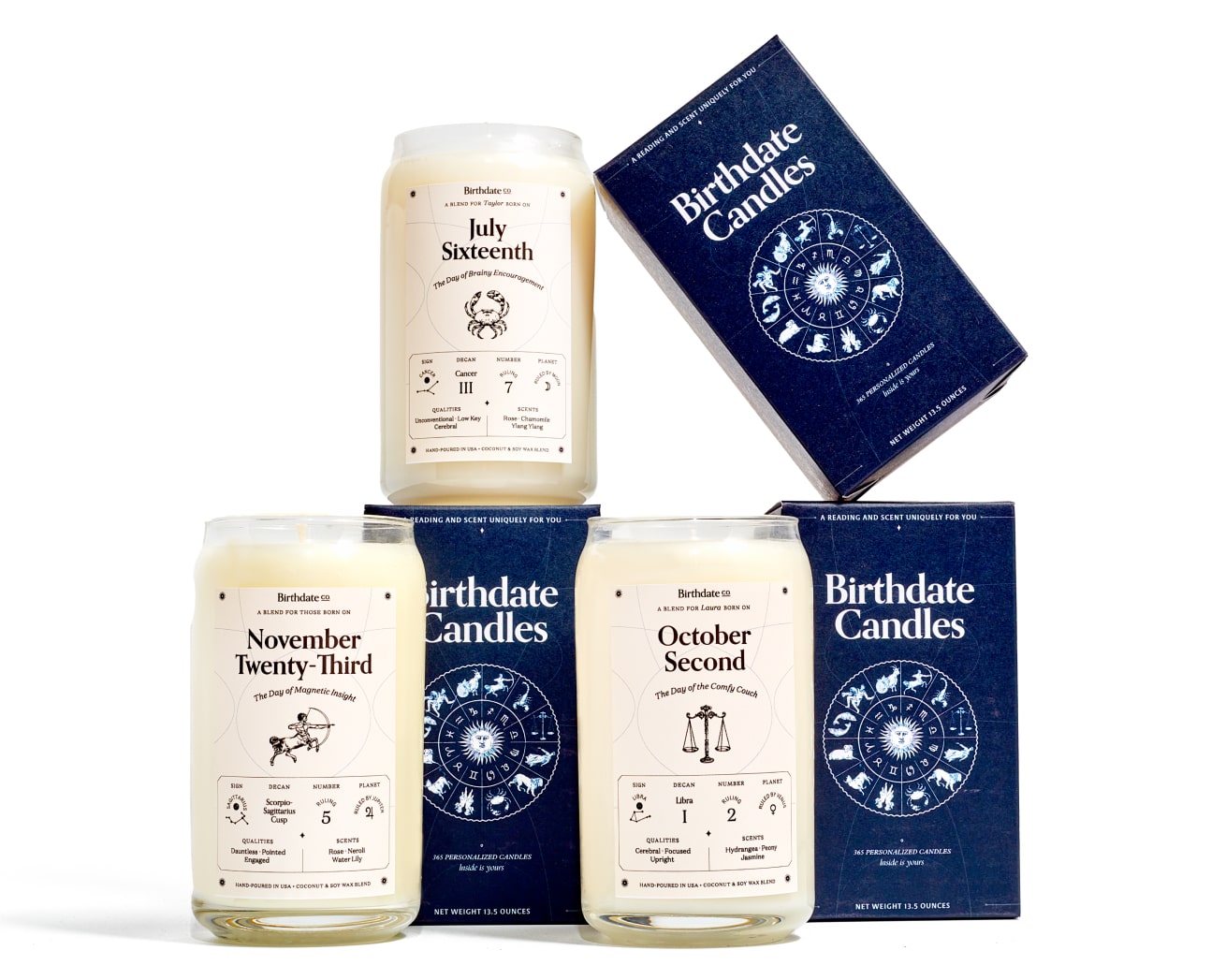 Birthdate Gifts: Candle Birthday Gift Sets | Birthdate Co.