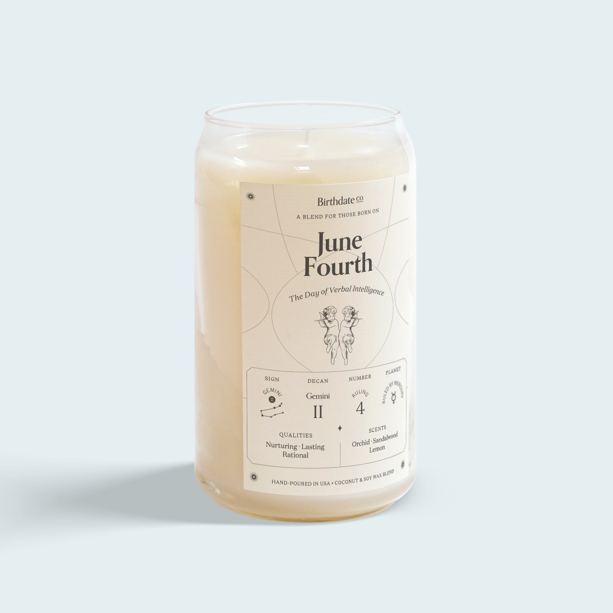 The June Fourth Birthday Candle