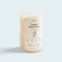 The August Thirty-First Birthday Candle