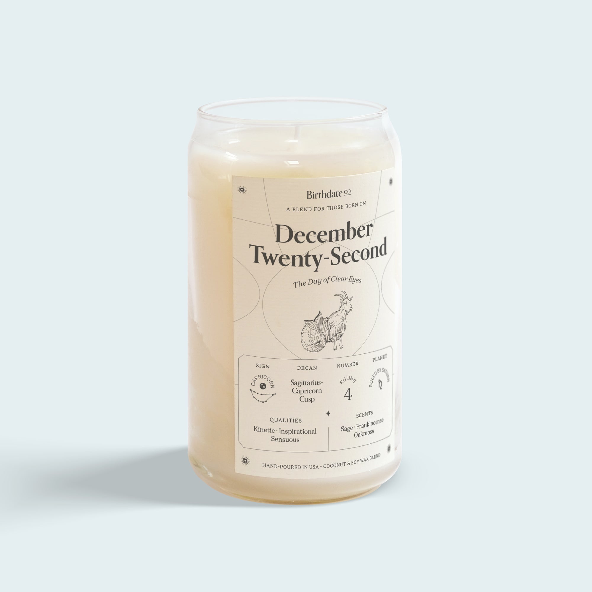 The December Twenty-Second Birthday Candle